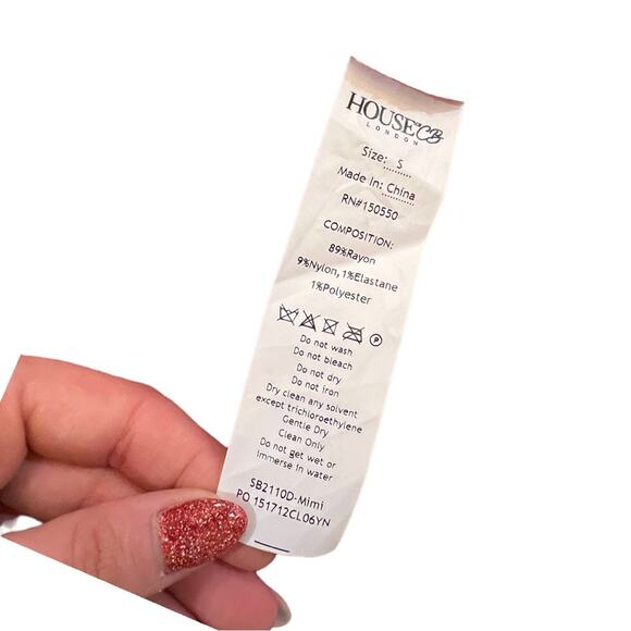 NWOT House of CB London Mimi Red Shimmer Bandage Bodycon Midi Event Dress - Picture 9 of 13